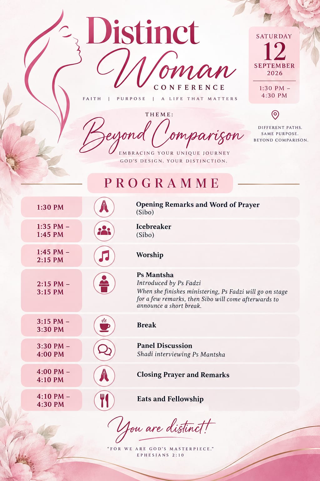 Womans Conference - Beyond Comparison